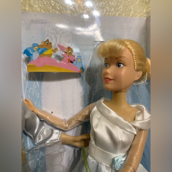 NIB Disney Store Cinderella And Prince Charming Wedding 💒 2pc Doll Set - Picture 5 of 14